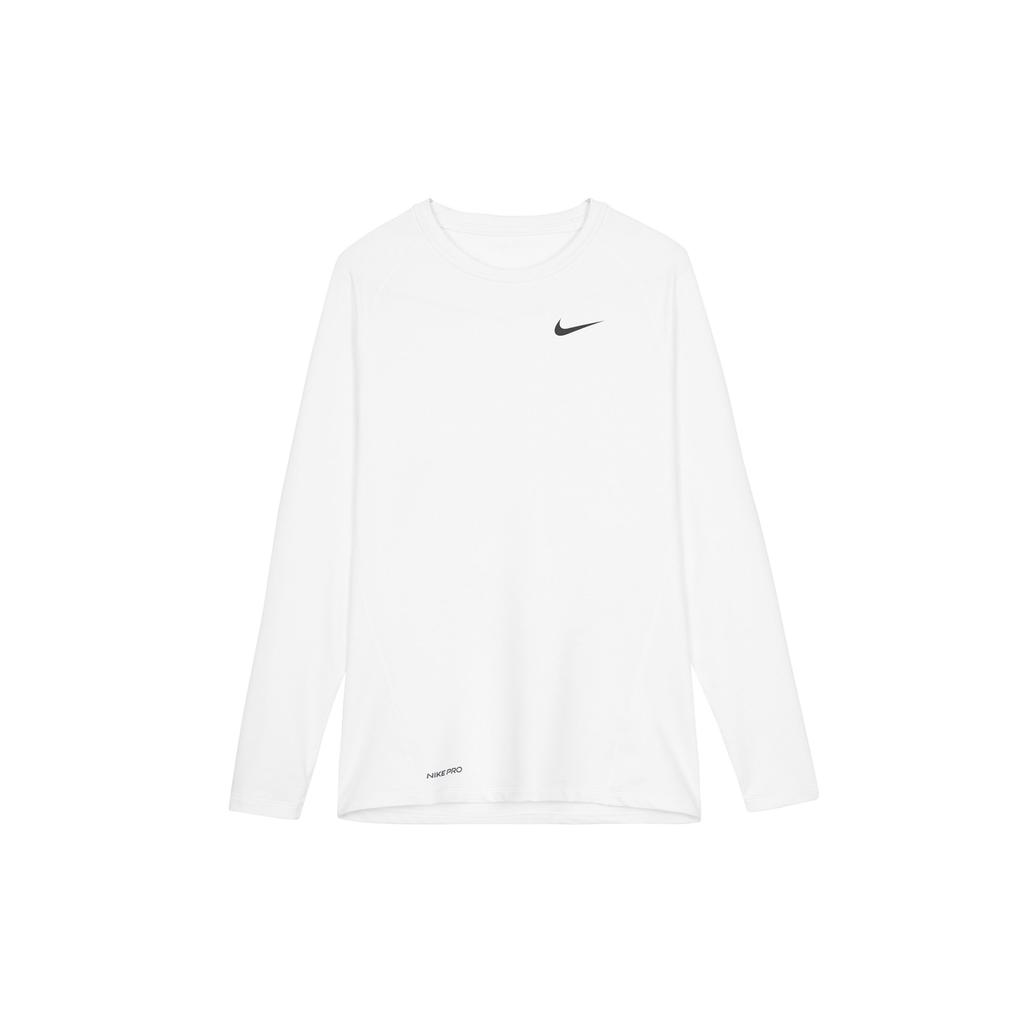 Nike Pro Logo Quick-Dry Training Top Men Tops White CV3047-100