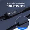 3D Metal Car Emblem Sticker Auto Interior Decoration Styling Decals For Skoda Fabia Kodiaq Kamiq Superb Yeti Octavia Enyaq Rapid FD9
