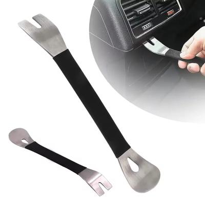 Herramienta de desmontaje de audio para automóvil, palanca de acero inoxidable, palanca basculante, palanca para desmontaje de panel de puerta, panel interior