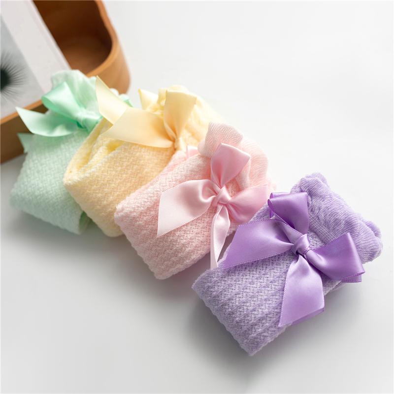 Girl Long Tube Socks Princess Children's Knee High-quality Warm Dance Cute New Bow Long Socks High Quality Kids Socks