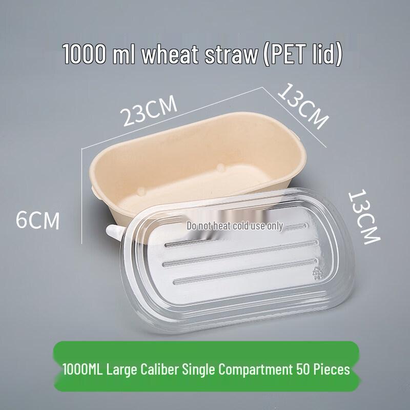 Disposable Rectangular Plastic Food Container