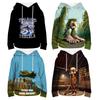 Tung Tung Tung Sahur Hoodie Italian Brainrot Children's Clothing Tralalero Tralala Kid's Sports Sweatshirt for Boys and Girls Pullover