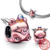 New Copper Cute Pet Series Lucky Cat Snail Penguin Monkey Charm Beads Fit For Original Hand Chain Diy Exquisite Jewelry Acce