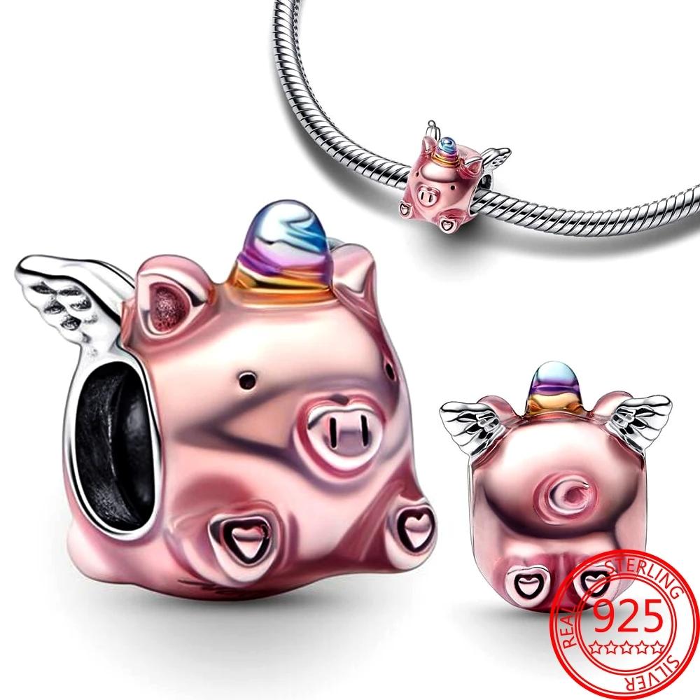 New Copper Cute Pet Series Lucky Cat Snail Penguin Monkey Charm Beads Fit For Original Hand Chain Diy Exquisite Jewelry Acce