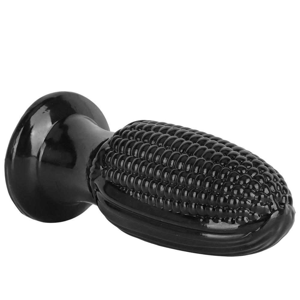 Black PVC Large Butt Plug Dildo Fisting Masturbator Sex Toy 18+ Big Dick Simulation Penis