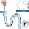 Pipe Cleaner Pick-Up Tool, Pipe Cleaning Brush, Pipe Brush for Drains, Flexible, Flexible, Spring Grip, Easy Operation, Eliminates Odors, Cleans Drain