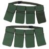Garden Tool Storage Bag Waist Belt Hanging Pouch 4‑Pockets Organizer Gardening Supplies