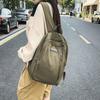 Schoolbag Korean version of simple student backpack male and female college students casual versatile backpack sports cycling tooling bag