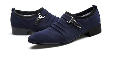 Suede Casual Shoes Business Shoes Monk Strap Walking Shoes Insole Secret Mesh Thin Breathable Lightweight Insole Wide Fit High Instep Long Nose Wide