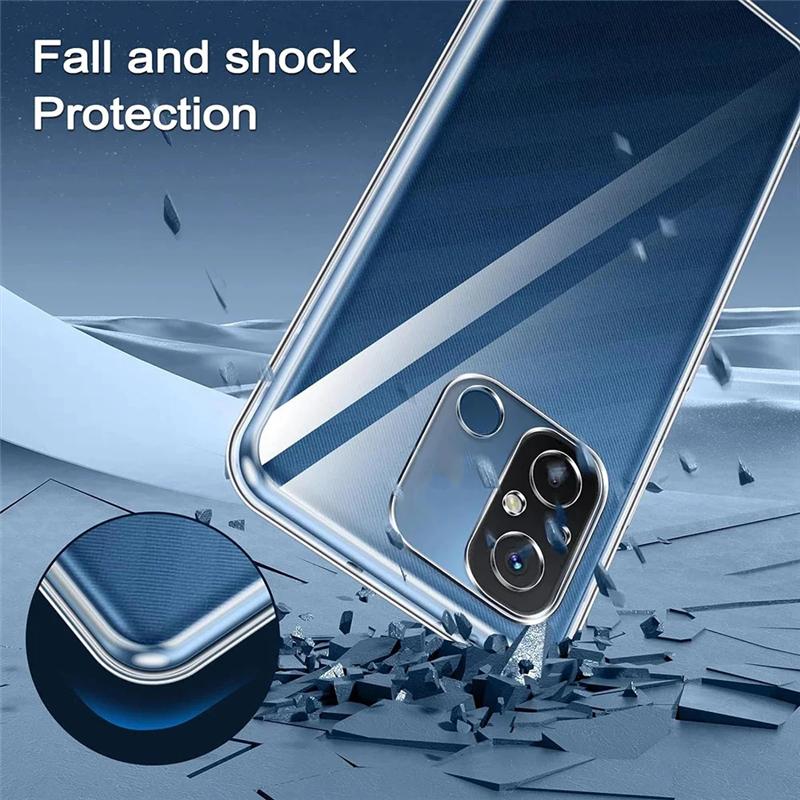 Texture Transparent Soft Case For Xiaomi Redmi Note 13 Pro Plus 12 Pro 12S 13C 4G 5G Ultra-Thin Clear Silicone Phone Back Cover