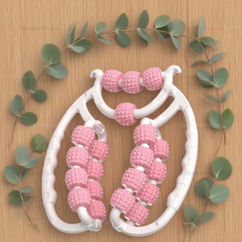 Ring Clamp Leg Massager for Calf Muscle Relaxation and Slimming Kneading Roller for Home Gym Fitness Exercise Equipment