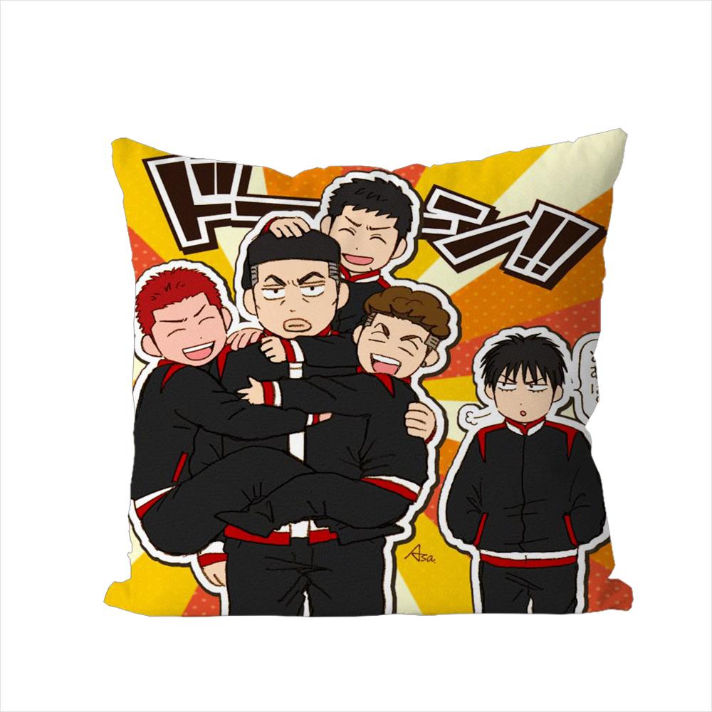 Anime SSlam Dunks Pillow Case For Car Sofa Decorative Home Doublesided Print Plush Square Throw Pillow Cushion Cover