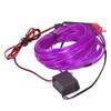 5m 16.4ft Auto LED Strip Cigarette Lighter Drive Luminous Ambient Car Interior Light DC 12VPurple