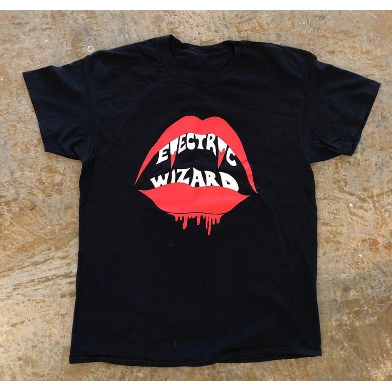 Vtg Electric Wizard Band Cotton Black Full Size T Shirt In469 S разноцветный