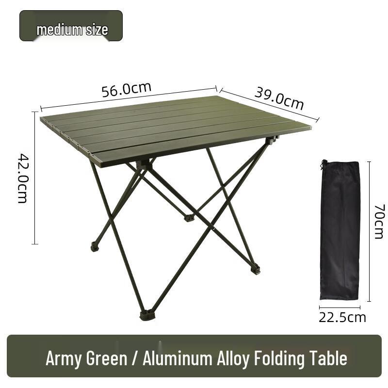 Lightweight Portable Aluminum Folding Camping Table