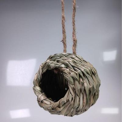 10/12/14Cm Nido di Uccelli Gabbia per Uccelli Gabbia per Uova d'Erba Casa per Uccelli Decorativa da Esterno Intrecciata Appesa Nidi per Pappagalli Case Camera da Letto per Animali Domestici