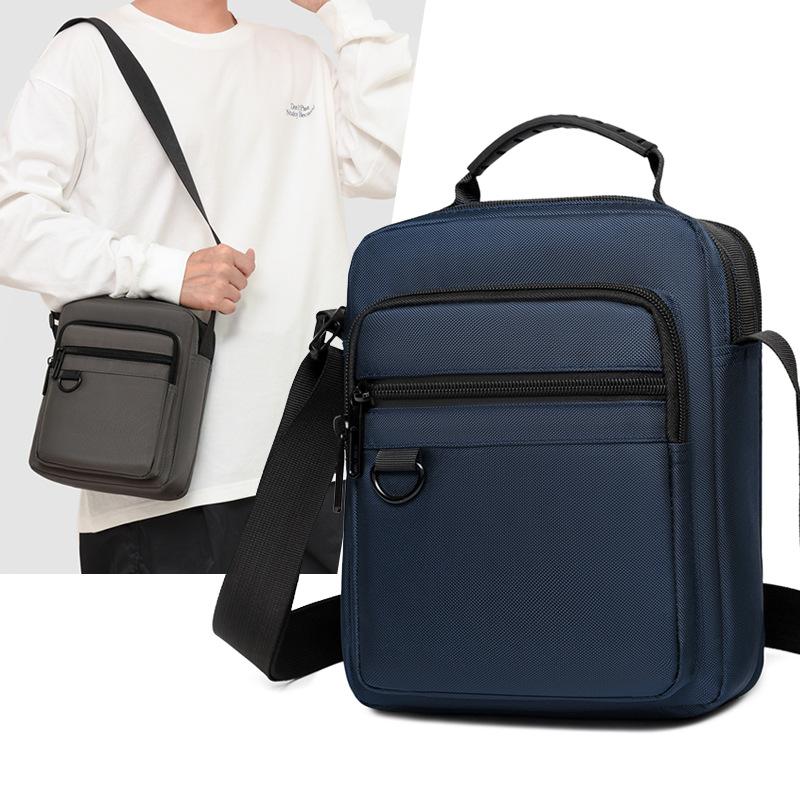 New men's casual messenger bag simple shoulder bag fashion trend handbag business bag men's bag