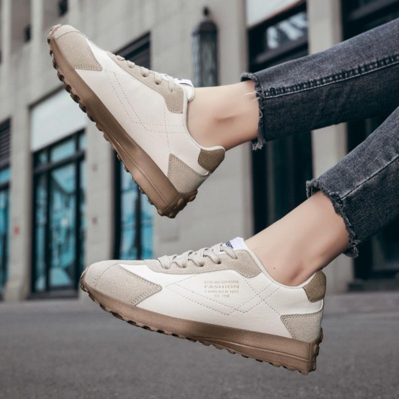 Women's New Casual Versatile Leather Soft-soled Forrest Gump Shoes