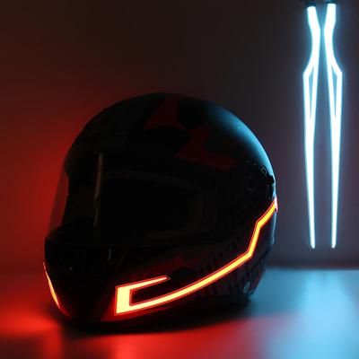 New Motorcycle Helmet Light Strip Night Riding LED Light Flashing Signal Sticker