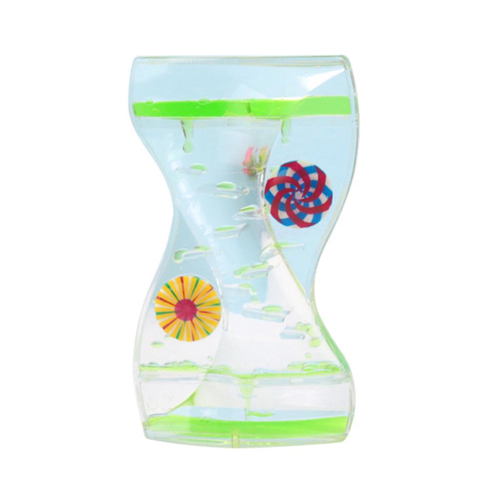 Timer Moving Drip Oil Hourglass Liquid Bubble Kids Toy Home Office Desk Decor Home Decorations Household Supplies