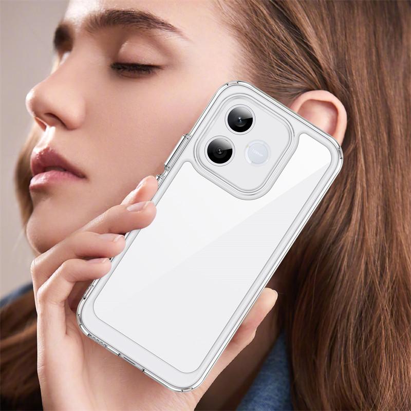 For Honor 600e Case Honor 600e Cover Funda Luxury Clear PC + Silicone Shockproof Protective Anti-Scratch Phone Cover Honor 600e