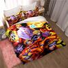 Uzumaki Naruto Japanese Manga Print Bedding Set – Duvet Cover Set – A Luxurious Gift for Teens, Suitable for Double/Single Beds