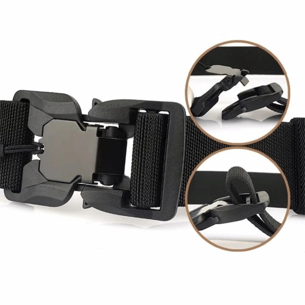 Elastic Canvas Belt Adjustable Waist Belts Durable Jeans Waistband  Outdoor