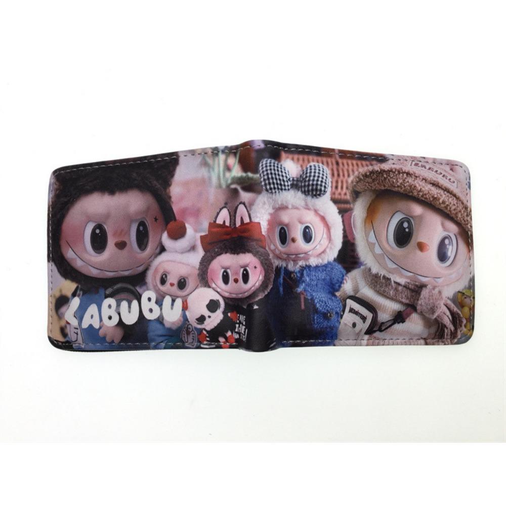 Anime Peripheral Wallet Cute Cartoon Change Bag Student Children Universal PU Half Fold Wallet