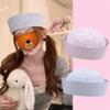 Fashion Stripe Cosplay Sailor Hat Comfortable Breathable Stage Performance Hat Thin Lightweight Beret Unisex