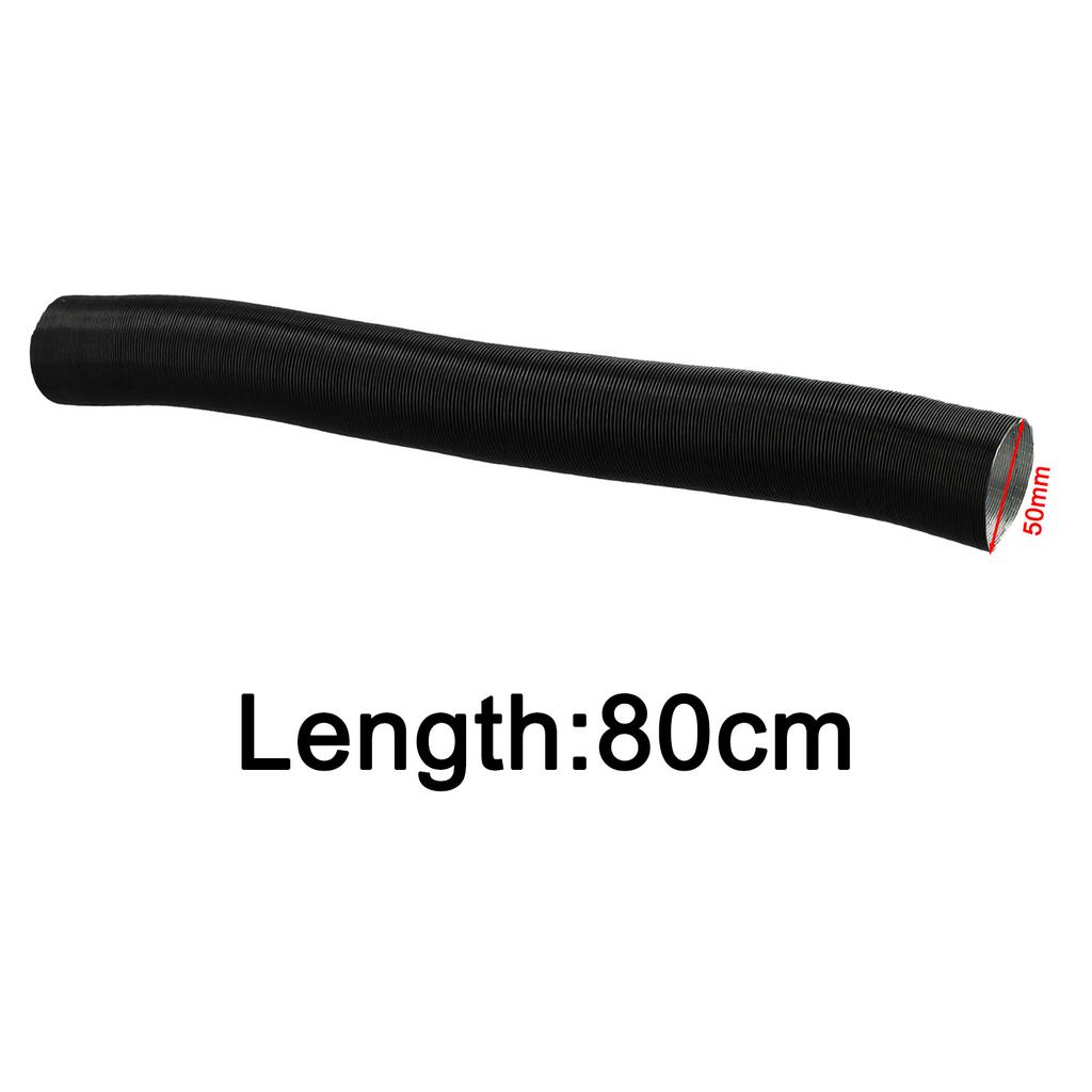 1 Pcs ID50 Mm Heating Duct Auxiliary Heater Accessories Aluminium Foil Air Intake Hose Air Ventilation Pipe Heat Resistant