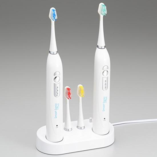 2 üniteli Smart Sonic Plus W Şarjlı Elektrikli Diş Fırçası Sonic Diş Fırçası