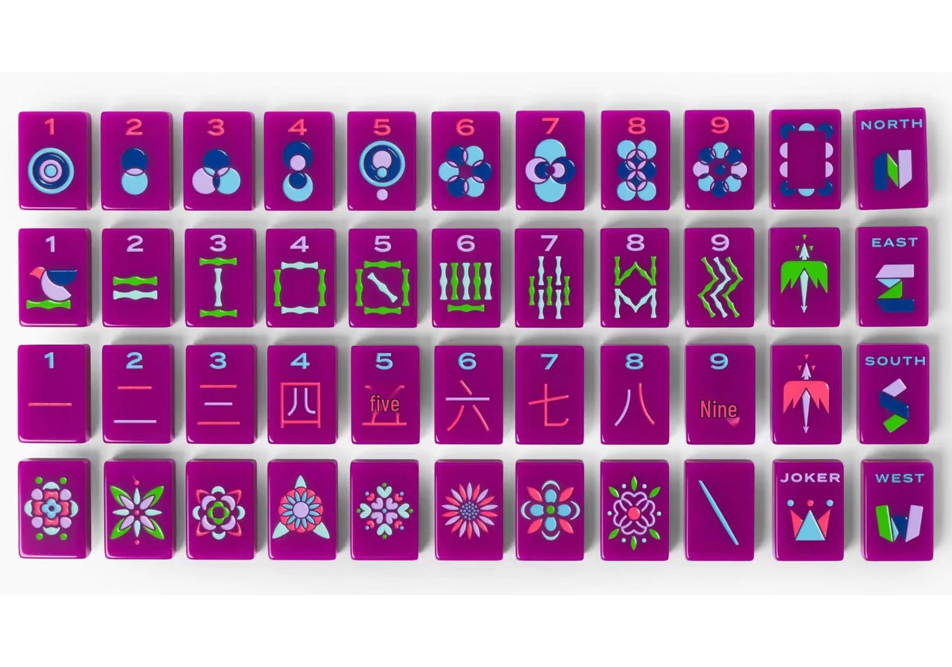 30mm American Mahjong Set with 160