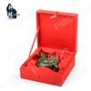 Large Red Brocade Box for Jewelry, Gemstones, Calligraphy, Paintings, Books, and Collections