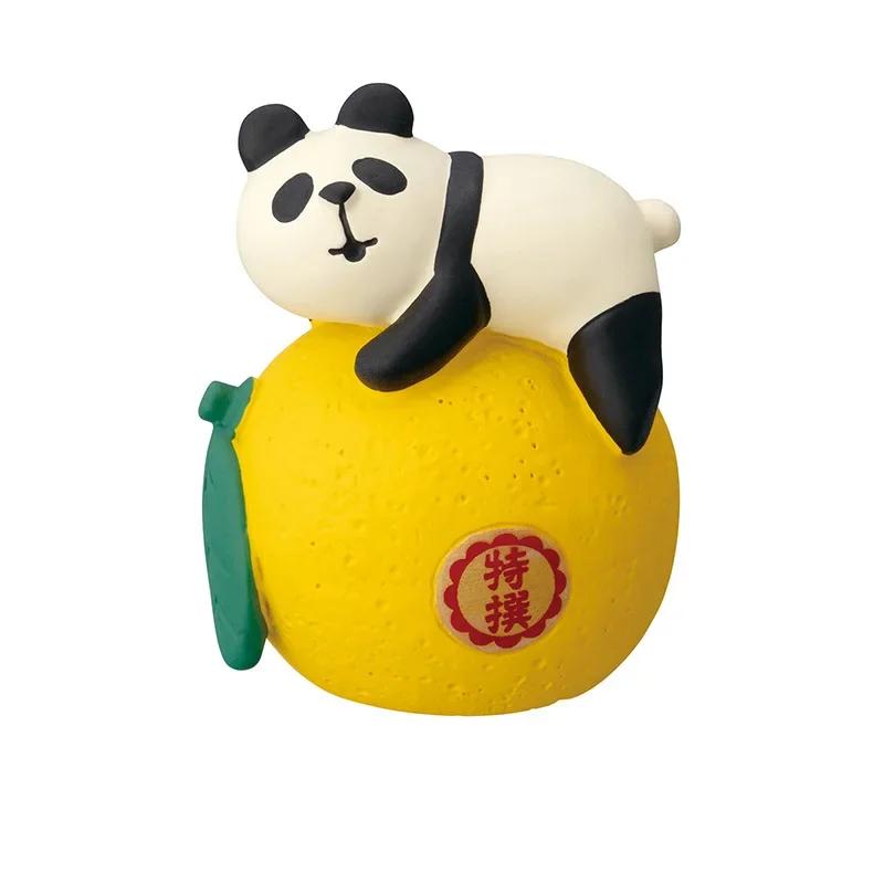 Japanese Groceries Lemon Cat Zakka Tide Play Gift Miniature INS Resin Crafts Small Decoration Scene Decoration Gift