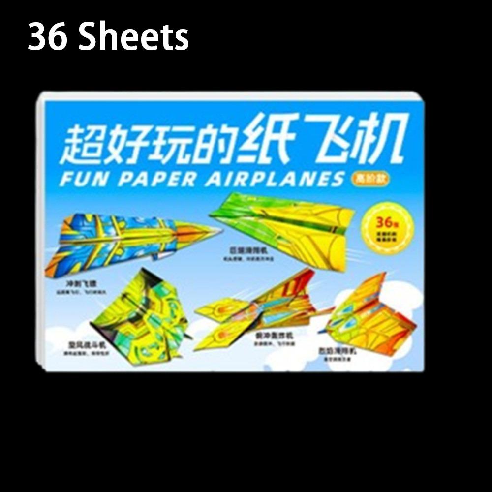 Montessori Origami Airplane Set DIY Aircraft Educational Toy  for Children Toddler Kids