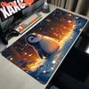 Little Kawaii Penguin Desk Mat Magical Winter Wonderland Snow Land Large Keyboard XL Mouse Pad Cute Animals Office Gift