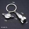 Creative Metal Airplane Keychain - Miniature Engine Pendant & Aviation Gift