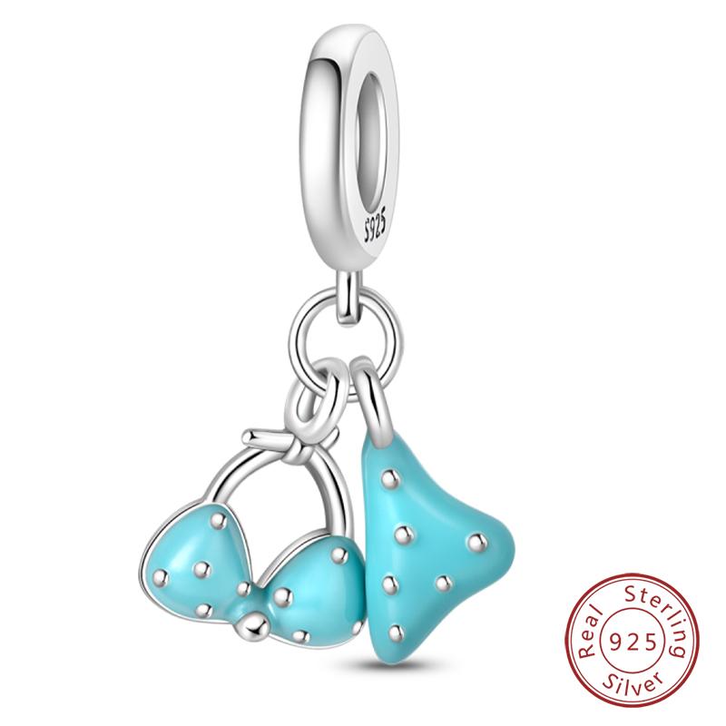 Copper Blue Purple Butterfly Perfume Bottle Starry Sky Air Balloon Charms Beads Fit Diy Bracelets Jewelry