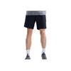Li Ning Training Series Solid Color Elastic Breathable Cool Feel Five-Point Sports Shorts Men Shorts Black AKSR553-2