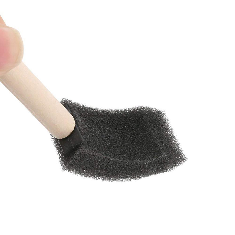 Car Air Conditioning Air Outlet Keyboard Dust Removal Wooden Handle Sponge Brush Graffiti Sponge Shovel