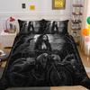 Beauty Skull Printed Comforter Cover Set Twin Size Polyester Bedspreads Man Fashion Design Duvet Cover Set