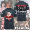 Rock Band Van Halen T-Shirts Summer 3D Print Tees Men Women Hip Hop Short Sleeve T Shirt Street Loose Casual Oversized Y2k Tops