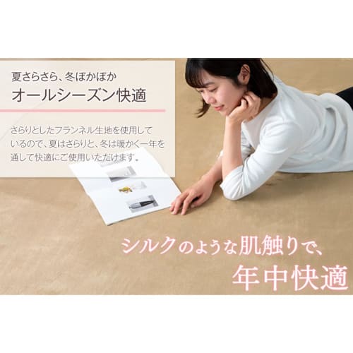 Tansu No Gen Rug, 3-tatami Size (200 X 250 Cm), In a Muted Color That Blends In with Any Room. Washable, Compatible with Heated Carpets. Stylish Nordi