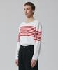 PUBLICFIGURE Essential Basque Shirt_Ivory/Red