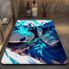 U-Undertale Anime Door Mat Kids Room Bedroom Decoration Balcony Anti-Slip Doormat Living Room Doormat Area Rug