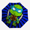1pc Ninja Turtle Auto Open/close Umbrella, Portable Travel Umbrella, Everyday Use - Outdoor Accessory, Artistic Pattern, Compact Design, Fashion Lover