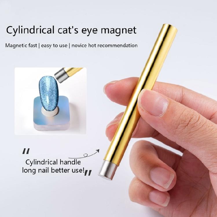 Katzenaugen-Magnetwerkzeug, Professioneller Starker Nagelmagnetstab für Katzenaugen-Gel-Nagellack für Persönliches DIY und Nagelstudio