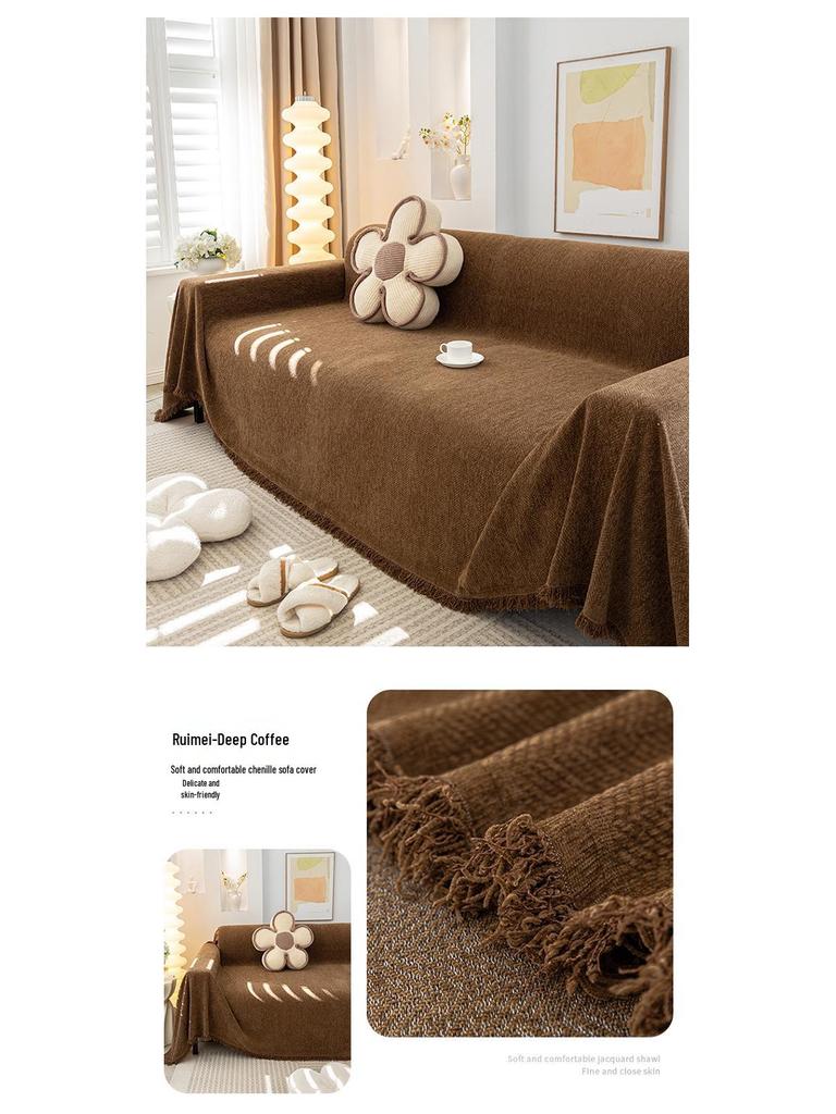 Luxurious Chenille Sofa Cushion: 2025 Non-Slip, Year-Round Comfort & Style