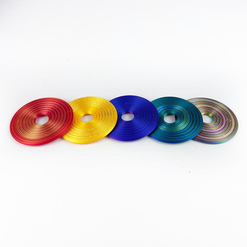 3D Printed Round Rotating Toy AntiAnxiety Portable Fractal Fidget Disc Creativity Relaxation Spirals Sensory Toy Party Games