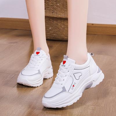 Zapatillas de Plataforma de Moda para Primavera Zapatos Casuales para Mujer Zapatillas de Cuña Zapatos Cálidos de Algodón para Mujer Zapatos Gruesos con Cordones Zapatillas para Correr para Mujer